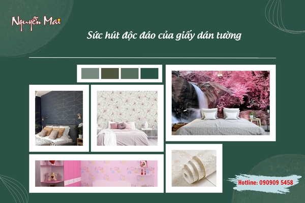 Khám Phá Sức Hút Độc Đáo Của Giấy Dán Tường Trong Trang Trí Phòng Ngủ