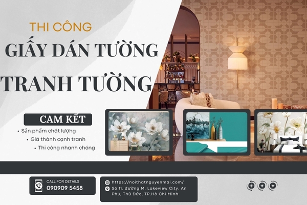 Thi Công Giấy Dán Tường 3D, Tranh Tường Độc Đáo