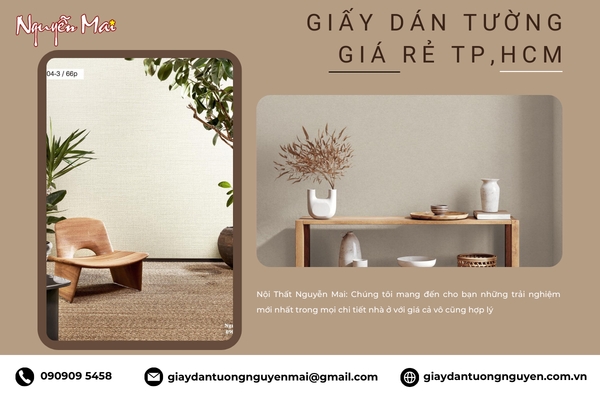 Tổng Kho Giấy Dán Tường Giá Rẻ Tại TP.HCM 2026: Top 100+ Mẫu Đẹp Chỉ Từ 35k