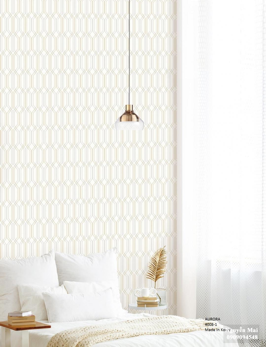 Giấy dán tường Aurora (SALE) 4008-1