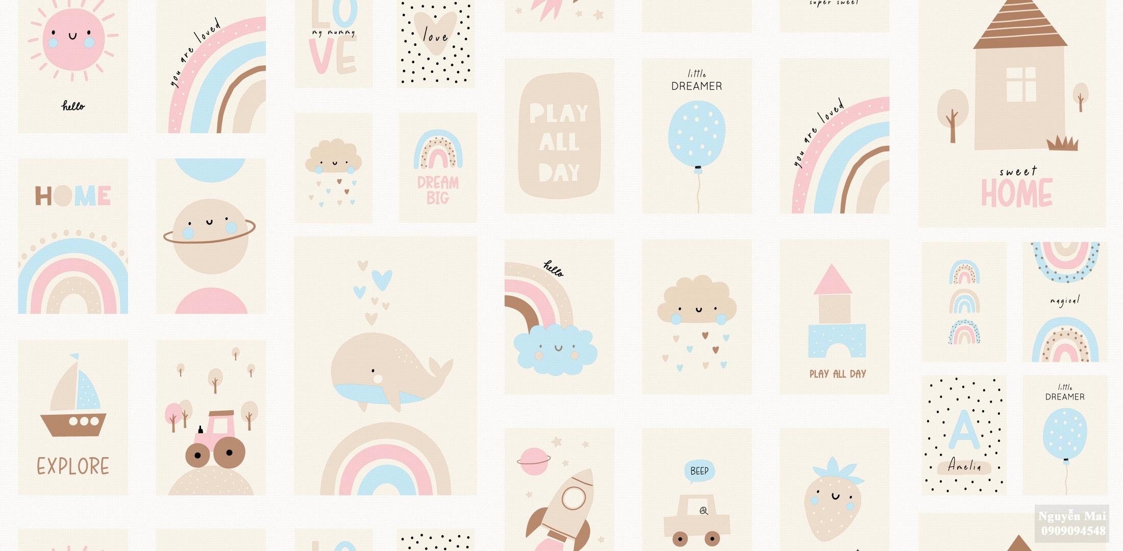 Giấy dán tường Dream World  5195-1