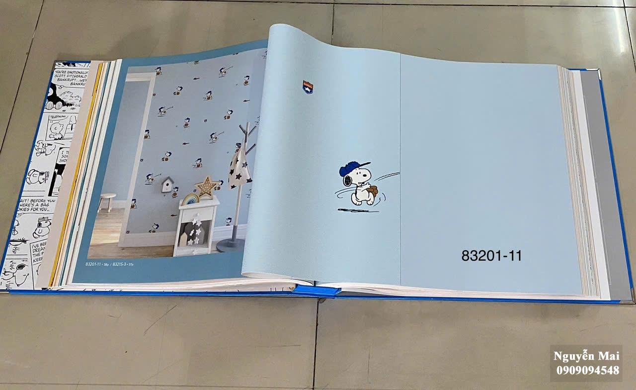 Giấy dán tường PEANUTS  83201-11+83215-3