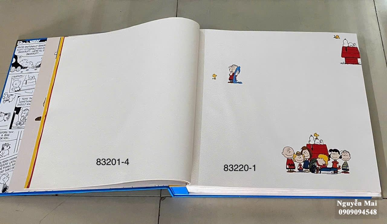 Giấy dán tường PEANUTS  83201-4+83220-1