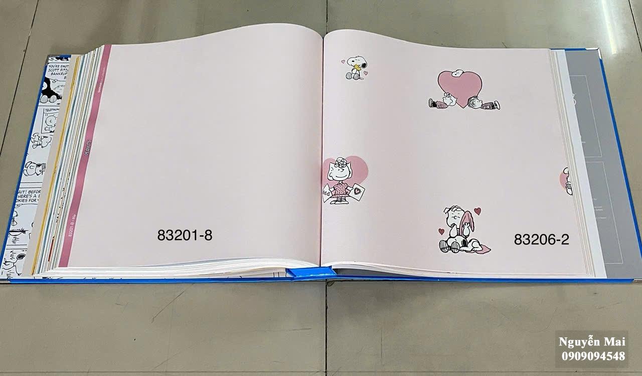 Giấy dán tường PEANUTS  83201-8+83206-2