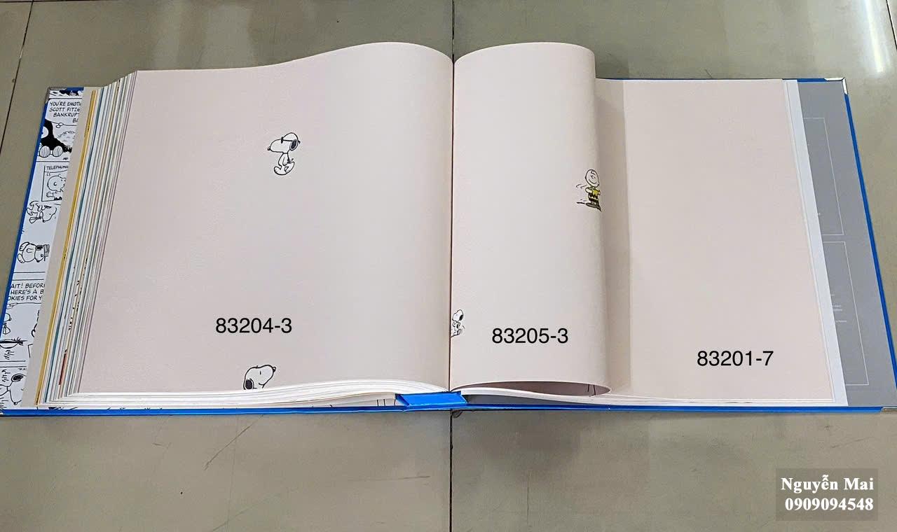 Giấy dán tường PEANUTS  83204-3+83205-3+83201-7