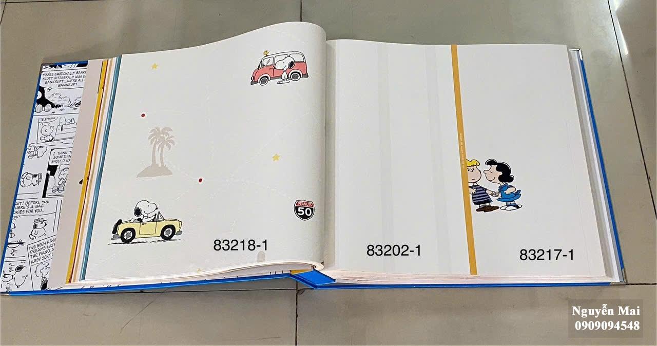 Giấy dán tường PEANUTS  83218-1+83202-1+83217-1