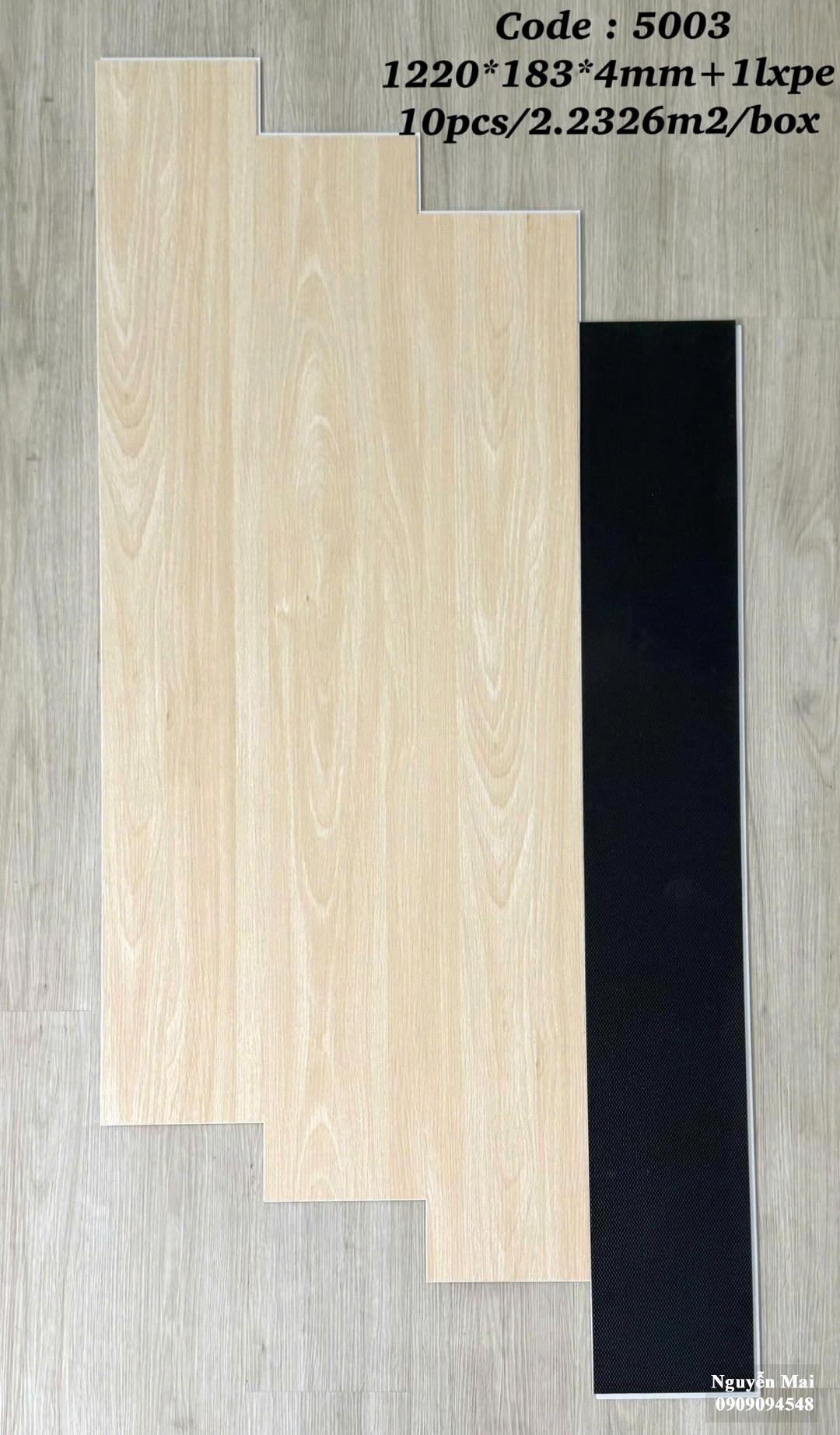 Sàn nhựa hèm khóa 4mm  5003