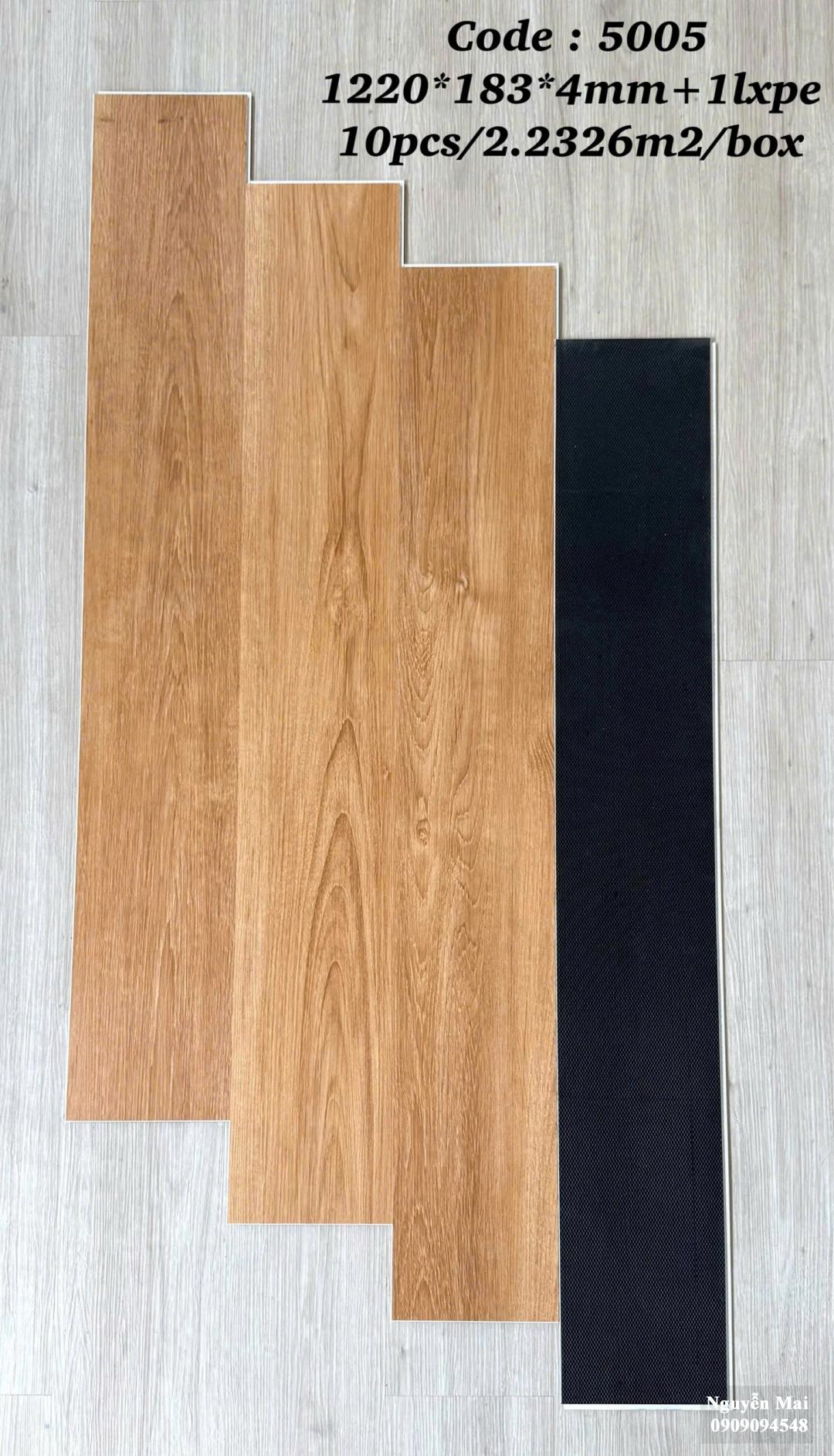 Sàn nhựa hèm khóa 4mm  5005