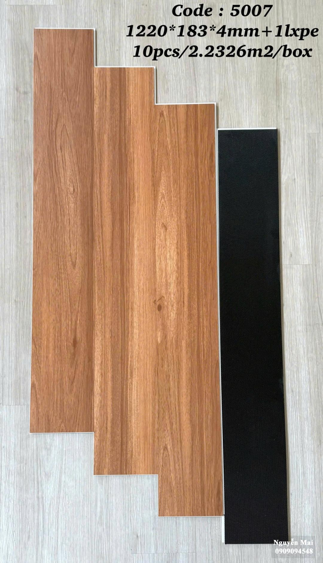 Sàn nhựa hèm khóa 4mm  5007