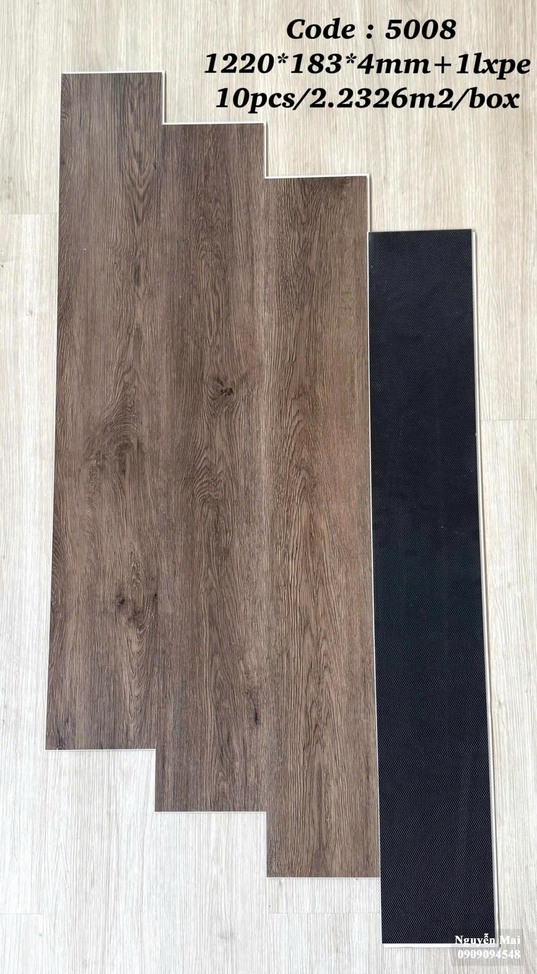 Sàn nhựa hèm khóa 4mm  5008