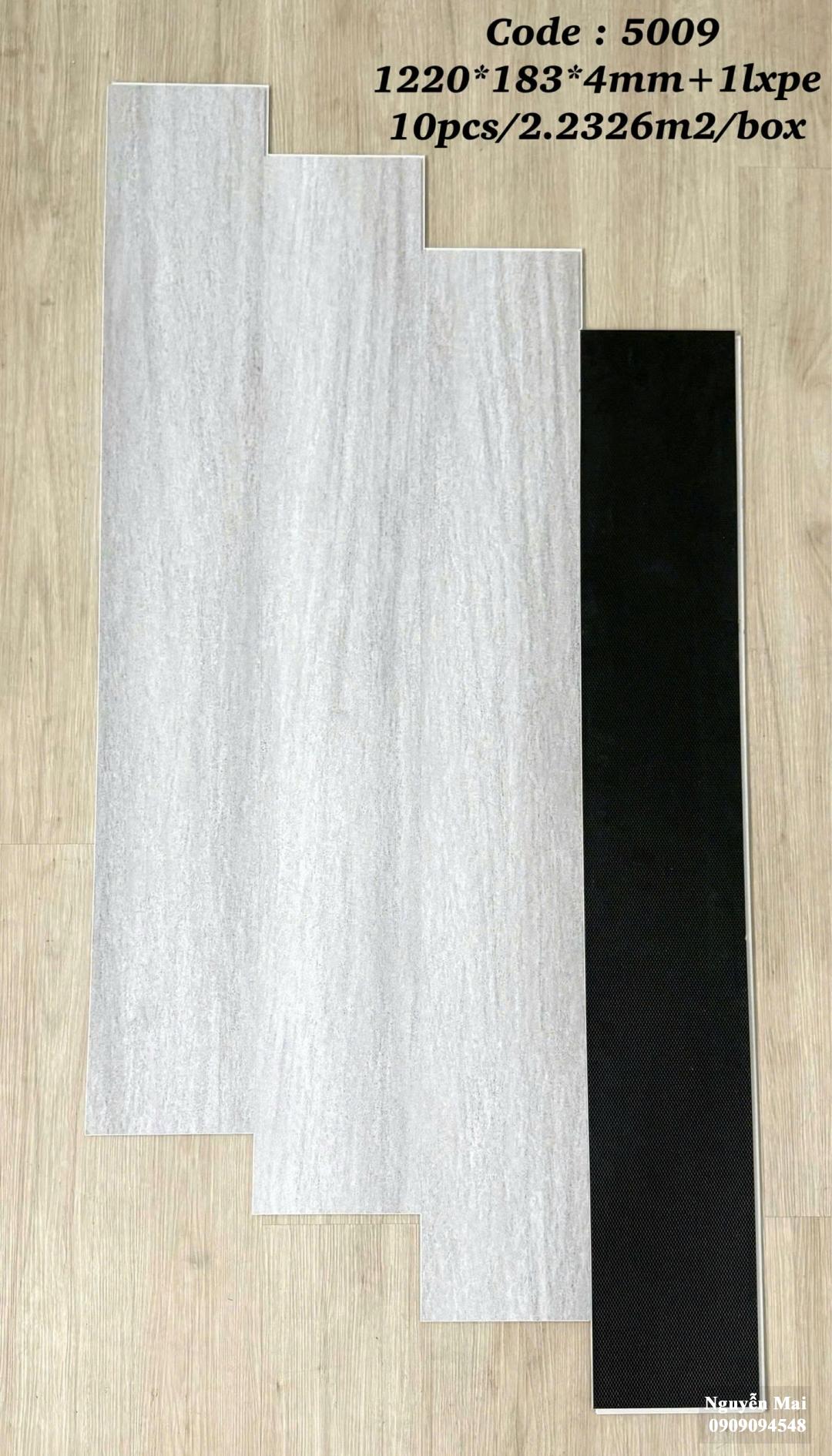 Sàn nhựa hèm khóa 4mm  5009