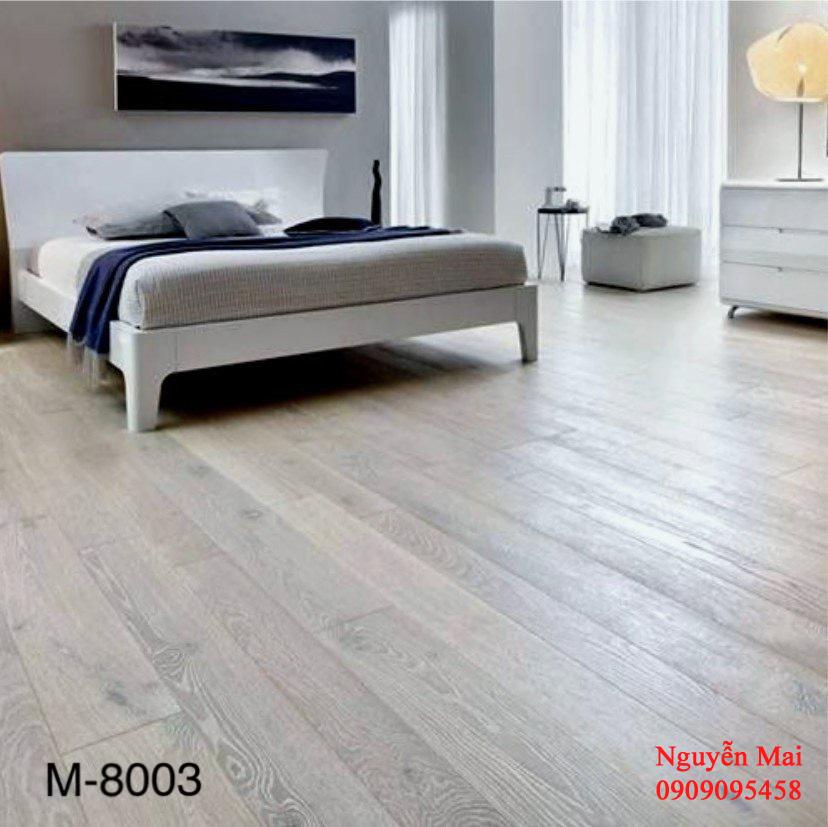 Sàn nhựa hèm khóa 4mm M-8003